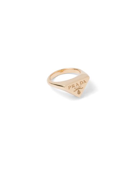 prada logo signet ring|Eternal Gold signet ring in yellow gold .